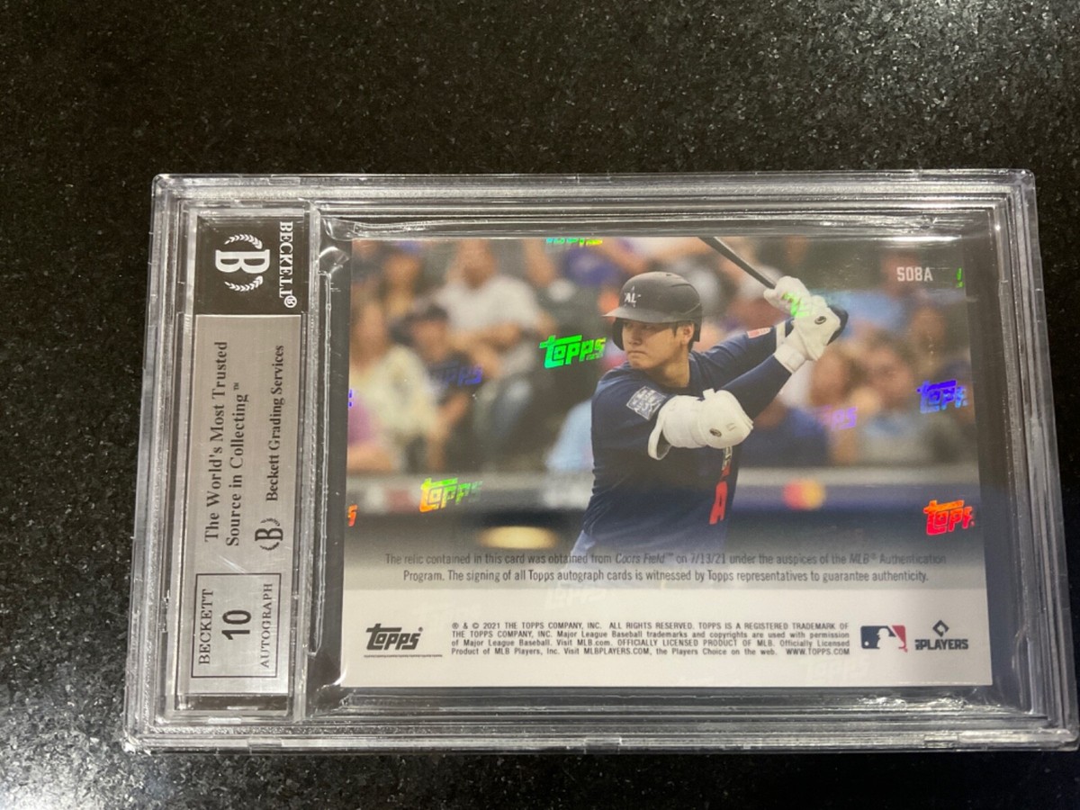 大谷翔平 Topps Now Shohei Ohtani BASE RELIC Game-used Base Relic # to 125 or Lower - Shohei Ohtani
