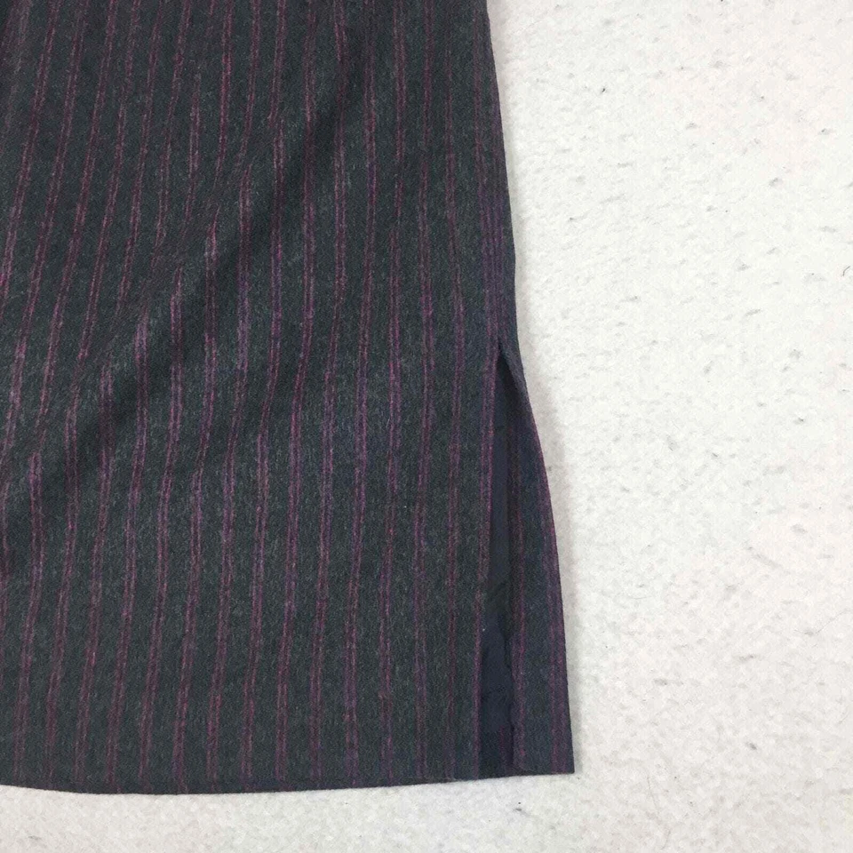 Dana Buchman Skirt Size 4 Cashmere Wool Blend A-Line Striped - Image 3 of 4