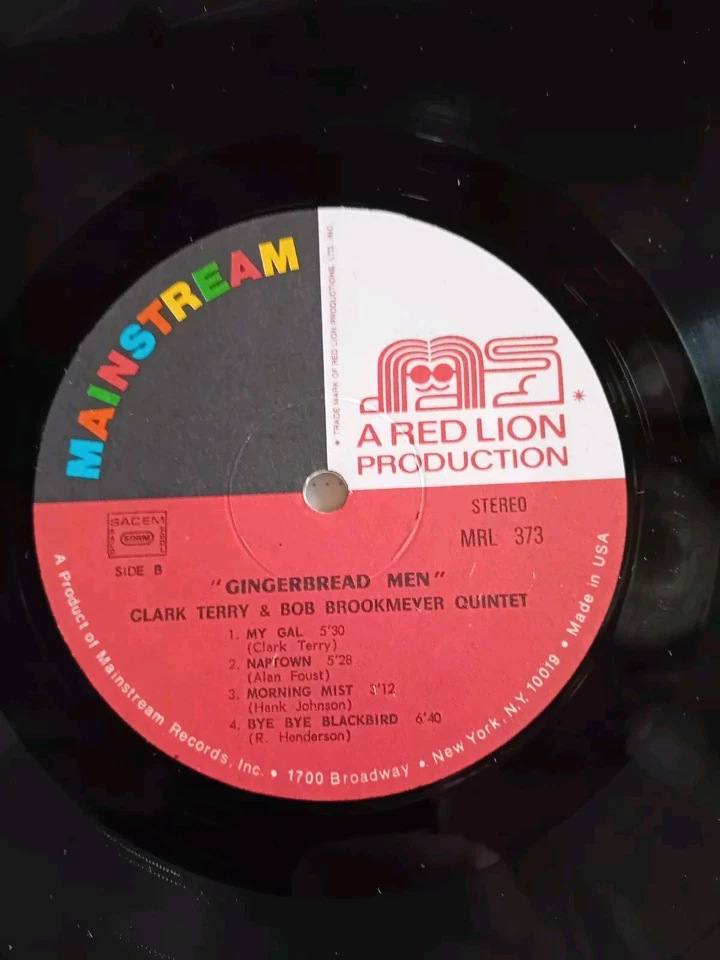 ORG US LP JAZZ CLARK TERRY BROOKMEYER QUINTET 197? EX MAINSTREAM - Photo 3/4