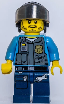 LEGO ®-Minifigur Town City Undercover Elite Police Officer Set 85061 - cty0377 - Bild 1 von 2