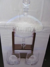 The Memory Company NCAA Ohio State Buckeyes Football Glass Decanter & Glasses