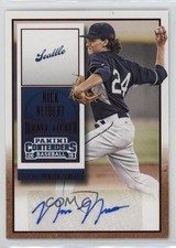 2015 Panini Contenders Draft Ticket Red Foil Nick Neidert #31 Auto u0h