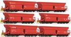 Roco 6600270 + 6600271 6 Ore Cars Ep 6 on request Axles for Märklin Free New