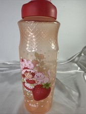 Strawberry Shortcake 30oz flip-top water bottle.