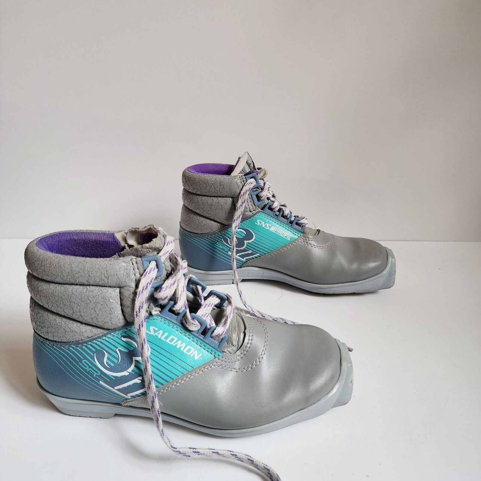 Scarponi da sci di fondo Salomon 311 SR SNS Profil grigi taglia 36 donna taglia 5 6