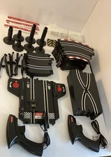 Joysway Slotcar Track Controllers Fence Signs Lifts Lap Counter 88 Pieces NEW!!