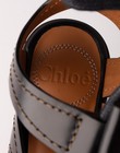 RRP€413 CHLOE Leather Strappy Sandals US6.5 UK3.5 EU36.5 Black Made in Italy