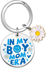 Boy Mom Keychain New Mom Gifts for Women In My Boy Mom Era Mothers Day Gift for