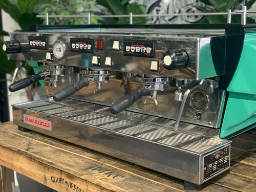 LA MARZOCCO FB70 3 GRUPPEN GRÜN ESPRESSOMASCHINE MASSGESCHNEIDERT KOMMERZIELL CAFE - Bild 12 von 12