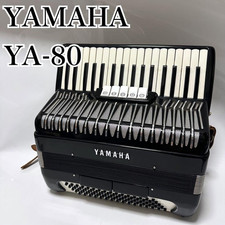 YAMAHA YA-80 Accordion 34Keys 80Basses Musical Instrument Black Good Used