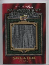 2009 Upper Deck Prominent Cuts Hollywood History Brad Pitt Jumbo Relic #HH-34