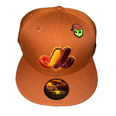 NEW ERA 59FIFTY MONTREAL EXPOS COOPERSTOWN OUTERSPACE MARS FITTED  RUST ORANGE