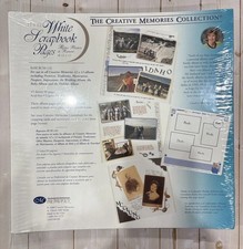 Creative Memories Original 12x12 White Scrapbook Pages Refill Vintage NEW 2000