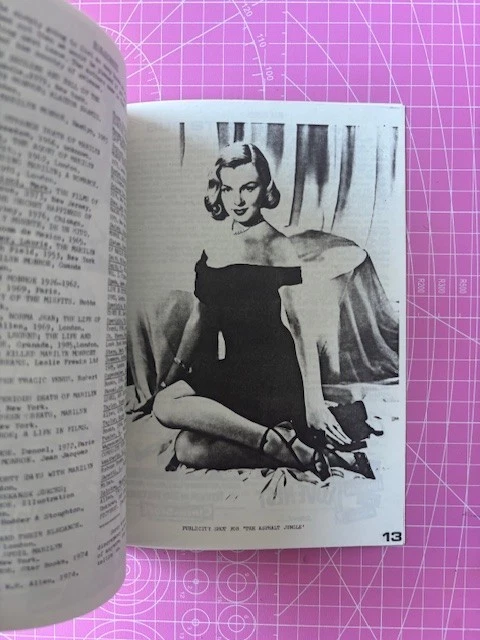 Marilyn Monroe vintage 1980s fanzine fan club memorabilia RARE - Image 2 of 3