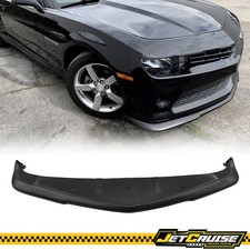 Fits 14-15 Chevy Camaro Lt Ls V6 Oe Style Front Bumper Lip Splitter Bodykit Pu