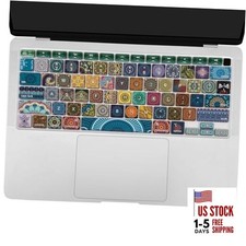 Silicone Keyboard Cover for MacBook Air 13 inch 2021 2020 Model A2179 Bohemian