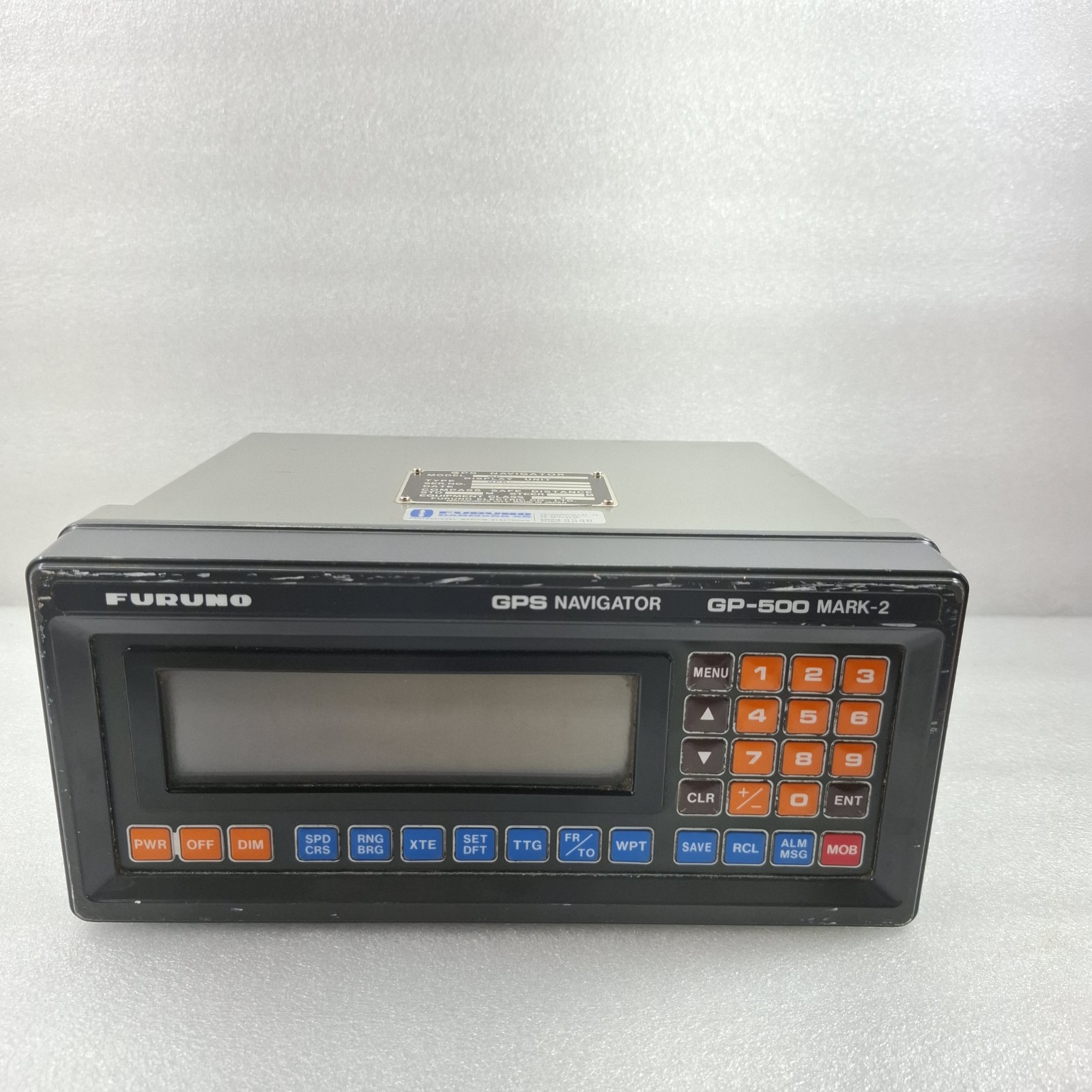 FURUNO GP-500 MARK-2 GPR-016  MARINE GPS NAVIGATOR PANEL DISPLAY UNIT