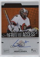 2024-25 Upper Deck Credentials Orange 40/45 Leevi Merilainen #DTAA-LM Auto 09ej
