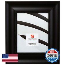 Craig Frames Lenox Ornate Traditional Black Picture Frame 16 By 24-Inch