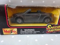 Audi Tt Roadster Cabrio Grau Modelauto *Neu* Ca. 7Cm