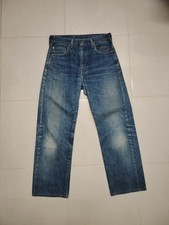 90's VTG Levi's 502XX Japan Jeans Denime Selvedge W29 Fit 30 Big E Talon Zip