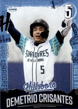2025 Demetrio Crisantes Choice Minor League Rookie Card RC Hillsboro Hops