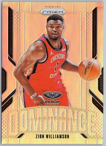 2024-25 Panini prizm Dominance Silver Parallel #22 Zion Williamson Pelicans