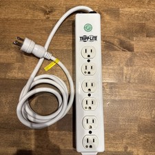 TRIPP-LITE PS-606-HG 6 Outlet Medical-Grade Power Strip, White