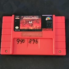 Spider-Man  Venom Maximum Carnage - Marvel - Super Nintendo SNES - Red - USED