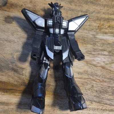 Black Silver Robot Mecha Action Figure Plastic Toy Figure