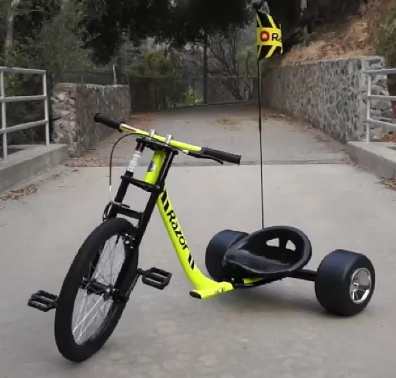 Adult Big Wheel Tricycle Drift Bike Razor 3 Wheel Trike Full