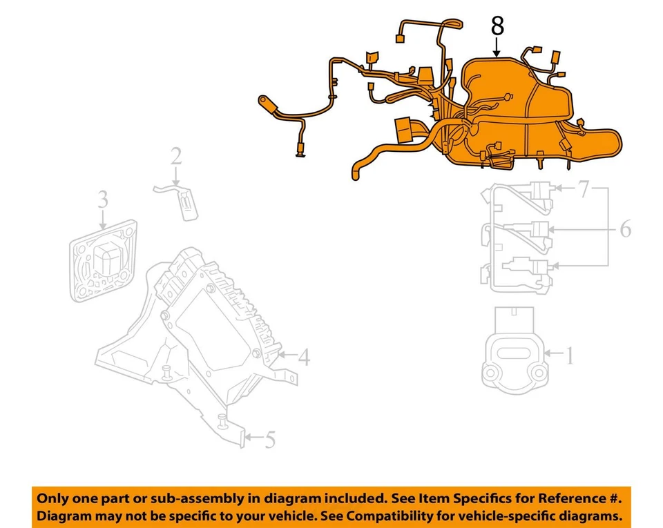 CHRYSLER WIRING ENGINE 4795269AD NEW OEM - Image 3 of 4