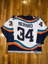 BRYAN BERARD New York Islanders Starter Wave Jersey XL NHL Fisherman Palffy