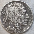 1919 D Buffalo Nickel VF Details.  True Auction and Free Shipping