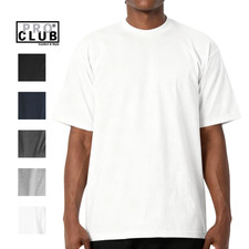 Pro Club Men's Heavyweight Cotton Short Sleeve Crew Neck T-Shirt