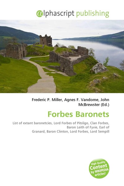 Frederic P. Miller (U. A.) | Forbes Baronets | Taschenbuch | Englisch (2026)-image