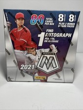 🔥2021 Panini Mosaic Baseball Trading Cards Factory Sealed Mega Box-Mint🔥