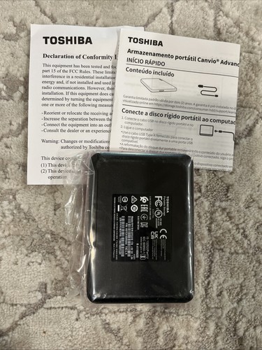 Toshiba Canvio Advance HDTCA10XR3AA 1 TB 2.5" USB 3.2 Portable Hard drive Red - Photo 5/6