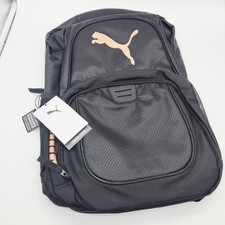 Mochila PUMA Evercat Contender negra rosa dorada funda para computadora portátil escuela gimnasio viaje