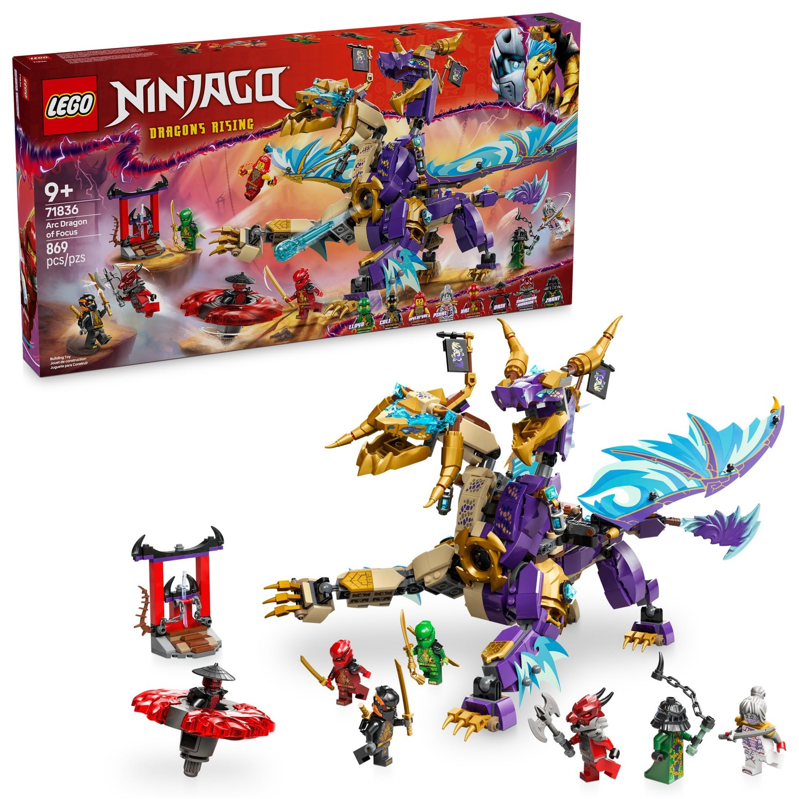 LEGO NINJAGO Arc Dragon of Focus 71836 673419405010| eBay