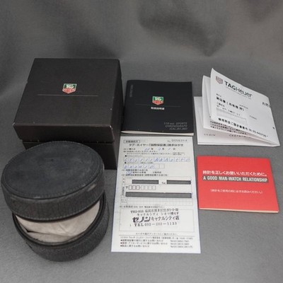 TAG HEUER Link Chronograph Black Dial Quartz Men's Watch from JP