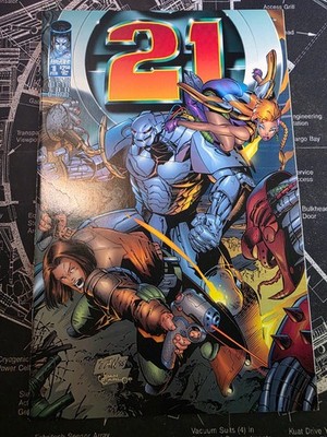21 Comic - Vol 1 - No 1 - Date 02/1996 - Image Comics