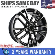 18x8 Alloy Wheel Rim 42611-aq020 95968 For Toyota Camry 2025-26 Machined Black