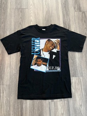 Vintage Usher Shirt Mens Small 2004 Tour Confessions Kanye West Hip Hop 00s Late