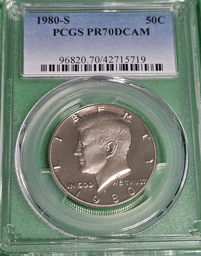 1980-S Kennedy Half Dollar TOP GRADE! NGC Proof-70 UC