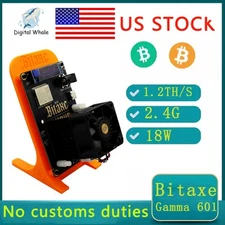 US stock Bitaxe Gamma 601 1.2TH/s 2.4G WiFi 18W BTC Solo Lottery Miner BTC Miner