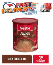 Nestle Hot Cocoa Rich Milk Chocolate Flavored Mix Powder, 27.7 oz, Can.