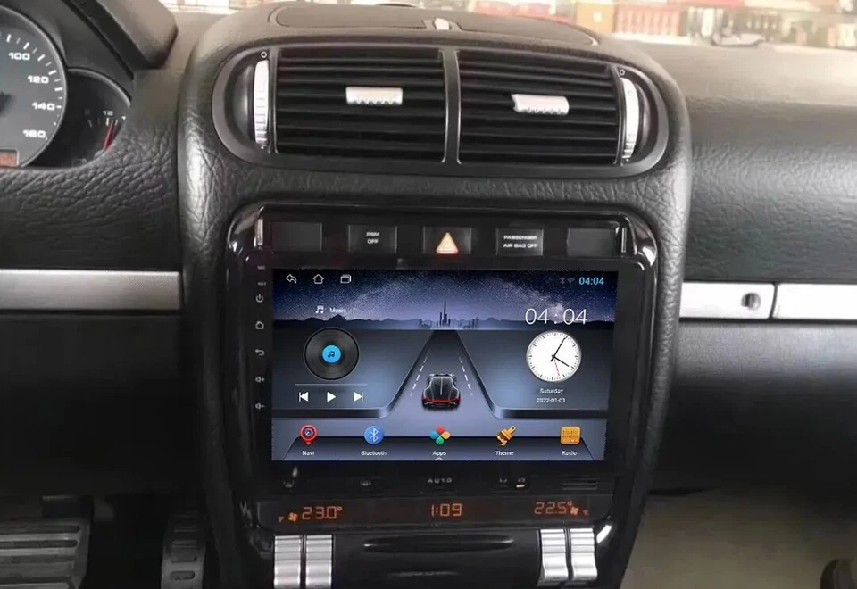 Carplay For 2002-2010 Porsche Cayenne Android 13 Car Stereo Radio Navi GPS WIFI Foto 3 de 4
