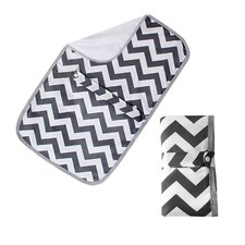Foldable Nappy Changing Mat, Diaper Pad Waterproof Travel Changing Mat with G...