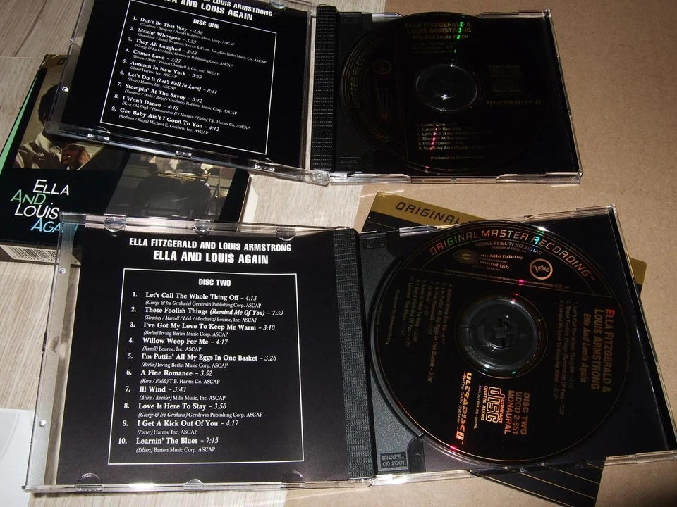 ELLA FITZGERALD AND LOUIS ARMSTRONG : ELLA AND LOUIS AGAIN 24KT GOLD 2CD BOX - Bild 4 von 4